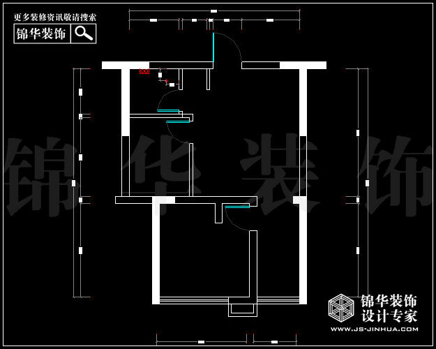 德盈國際廣場(chǎng)A2戶型56平米  戶型